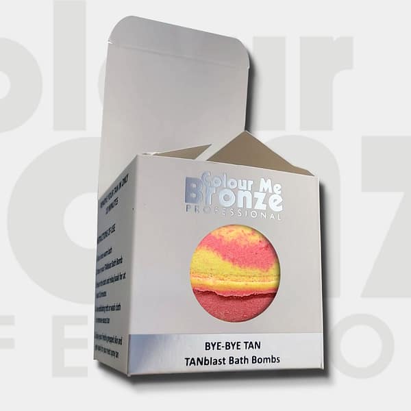 Colour Me Bronze Professional TANblast Bath Bomb - Champagne & Strawberry Colour Me Bronze Professional TANblast Bath Bomb - Champagne & Strawberry